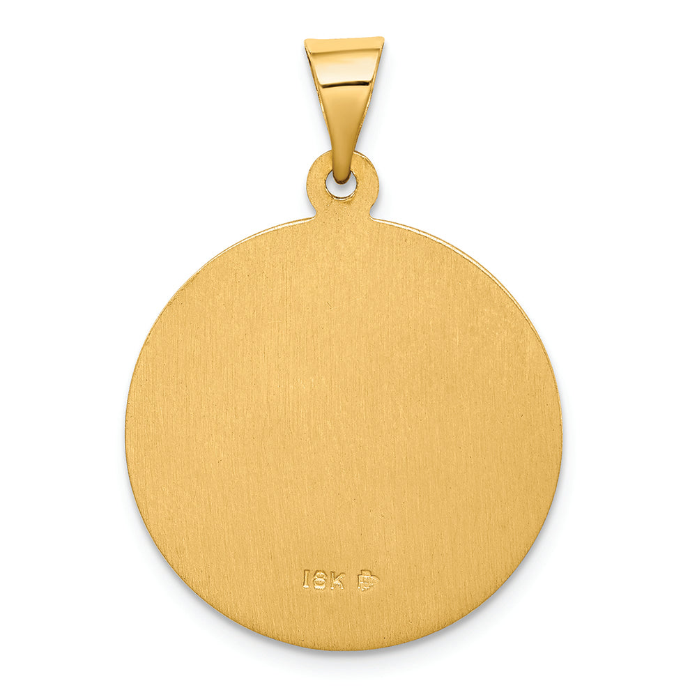 FJC Finejewelers 18k Yellow Gold Saint Christopher Medal Charm