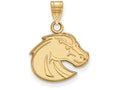 10k Yellow Gold Logoart Boise State University Small Pendant