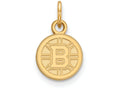 10k Yellow Gold Nhl Logoart Boston Bruins Extra Small Pendant