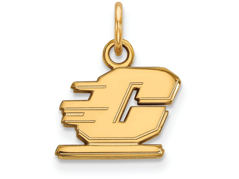 10k Yellow Gold Logoart Central Michigan University Extra Small Pendant