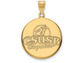 10k Yellow Gold Logoart California State University San Bernardino Large Pendant