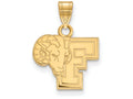 10k Yellow Gold Logoart Fordham University Small Pendant