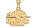 10k Yellow Gold Logoart Longwood University Small Pendant