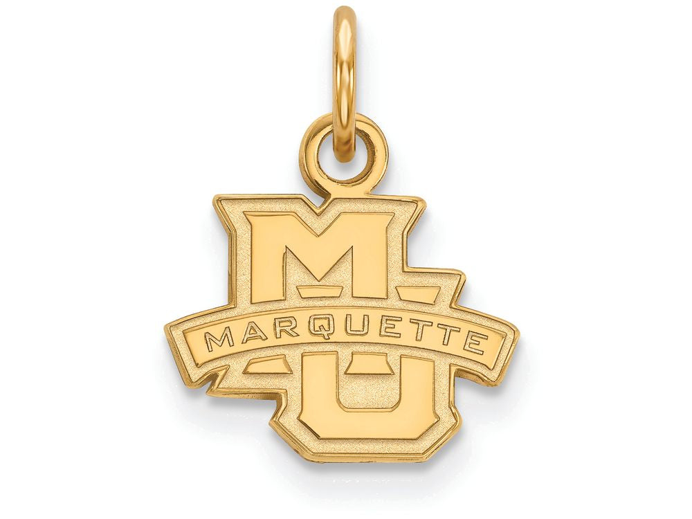 10k Yellow Gold Logoart Marquette University Extra Small Pendant