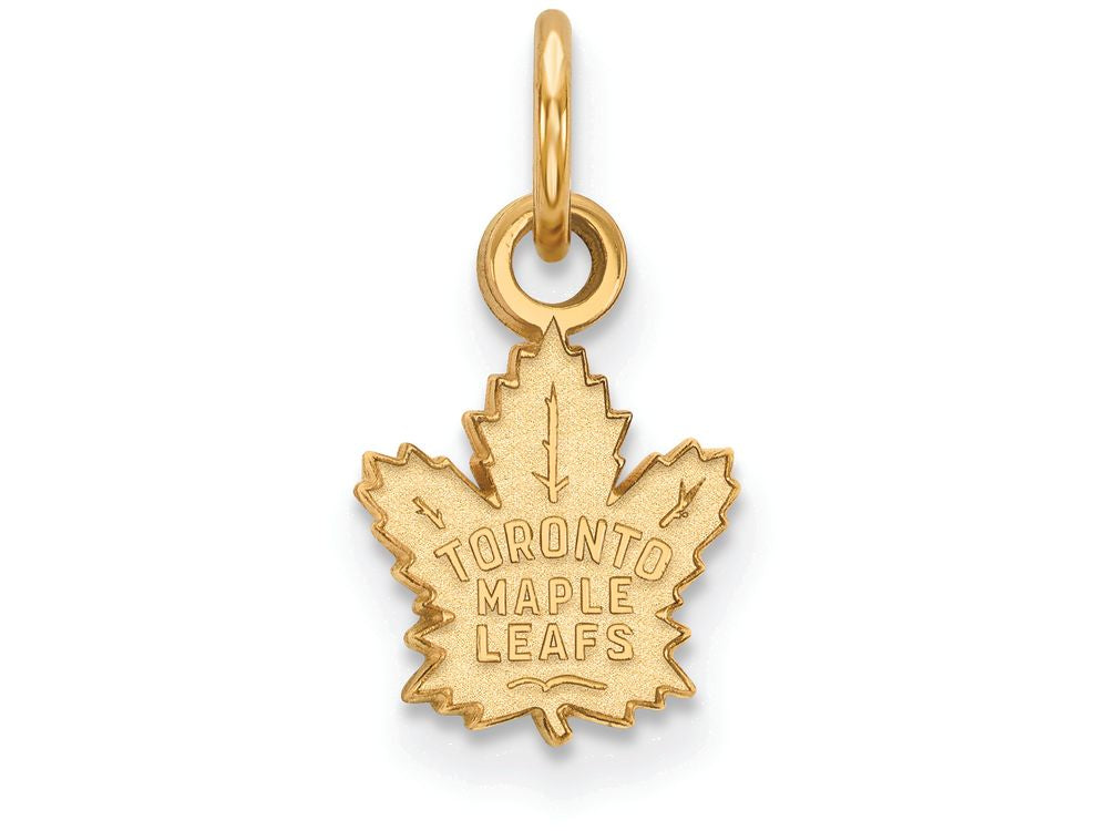 10k Yellow Gold Nhl Logoart Toronto Maple Leafs Extra Small Pendant