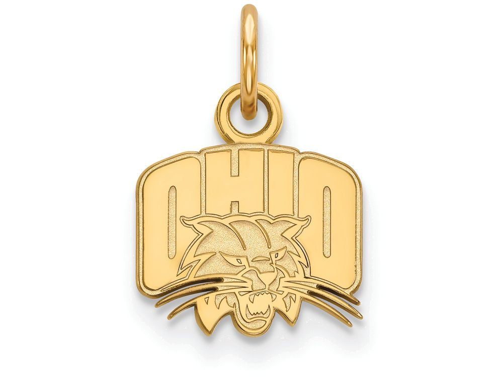 10k Yellow Gold Logoart Ohio University Extra Small Pendant