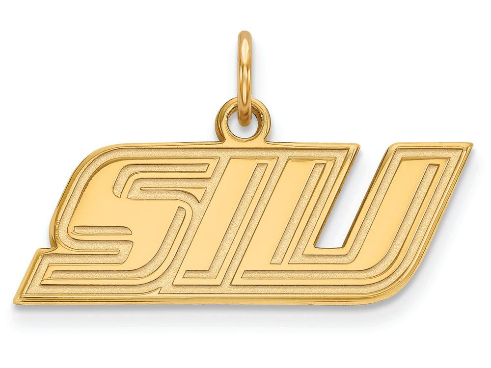 10k Yellow Gold Logoart Southern Illinois University Extra Small Pendant