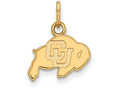 10k Yellow Gold Logoart University Of Colorado Extra Small Pendant