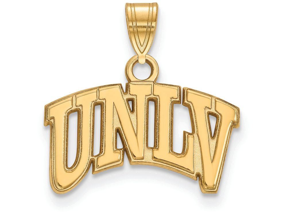 10k Yellow Gold Logoart University Of Nevada Las Vegas Small Pendant