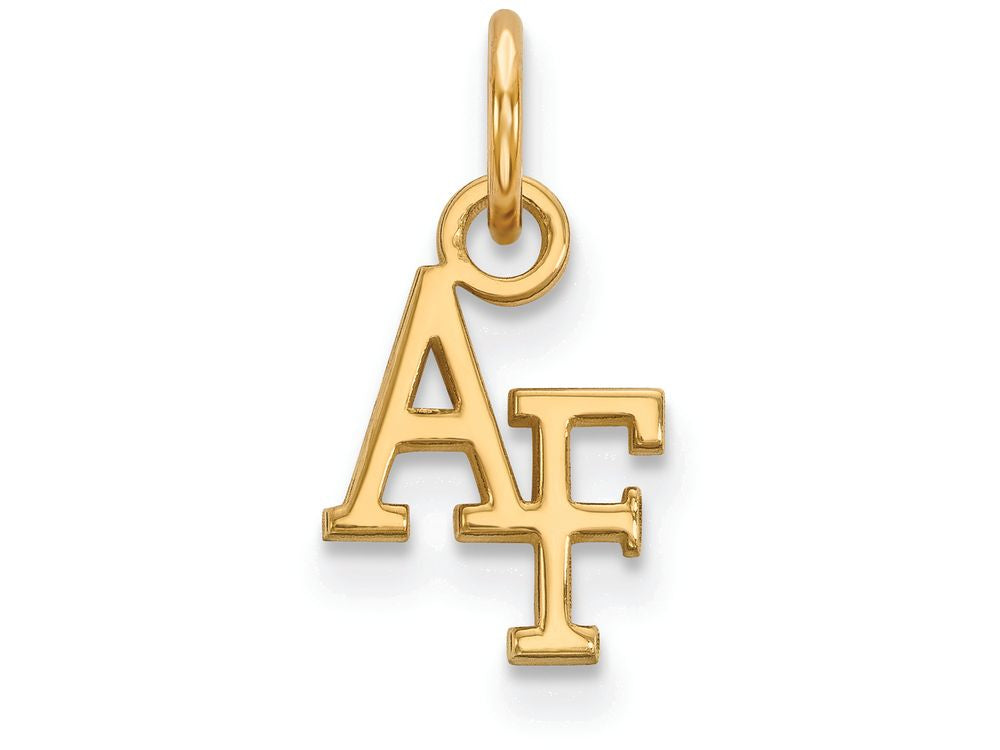 10k Yellow Gold Logoart United States Air Force Academy Extra Small Pendant