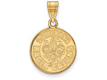 10k Yellow Gold Logoart University Of Louisiana At Lafayette Medium Pendant