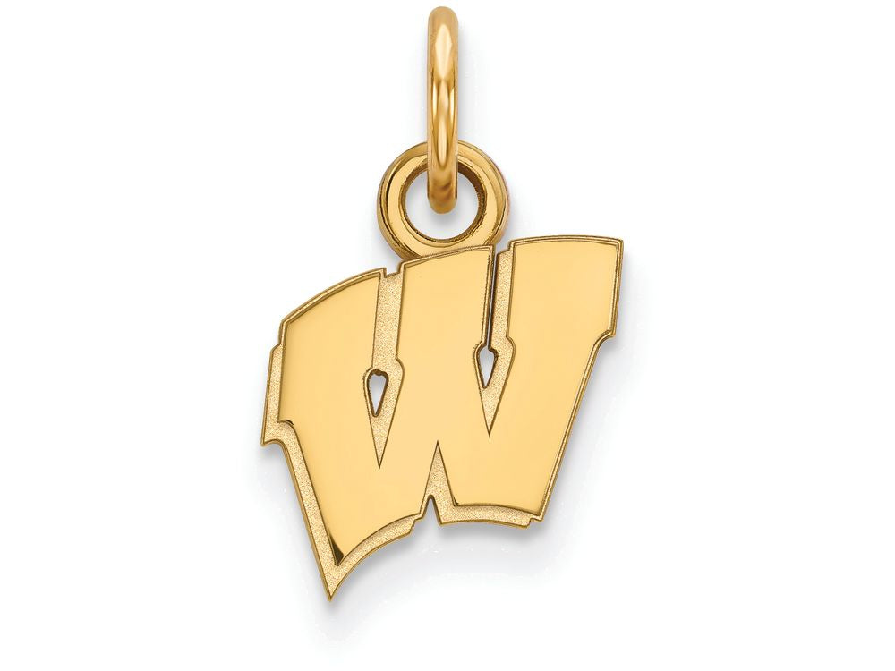 10k Yellow Gold Logoart University Of Wisconsin Extra Small Pendant