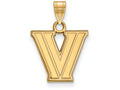 10k Yellow Gold Logoart Villanova University Small Pendant