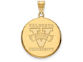 10k Yellow Gold Logoart Valdosta State University Large Disc Pendant