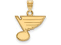 10k Yellow Gold Nhl Logoart St. Louis Blues Small Pendant