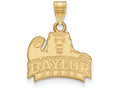 10k Yellow Gold Logoart Baylor University Small Pendant