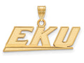 10k Yellow Gold Logoart Eastern Kentucky University Small Pendant