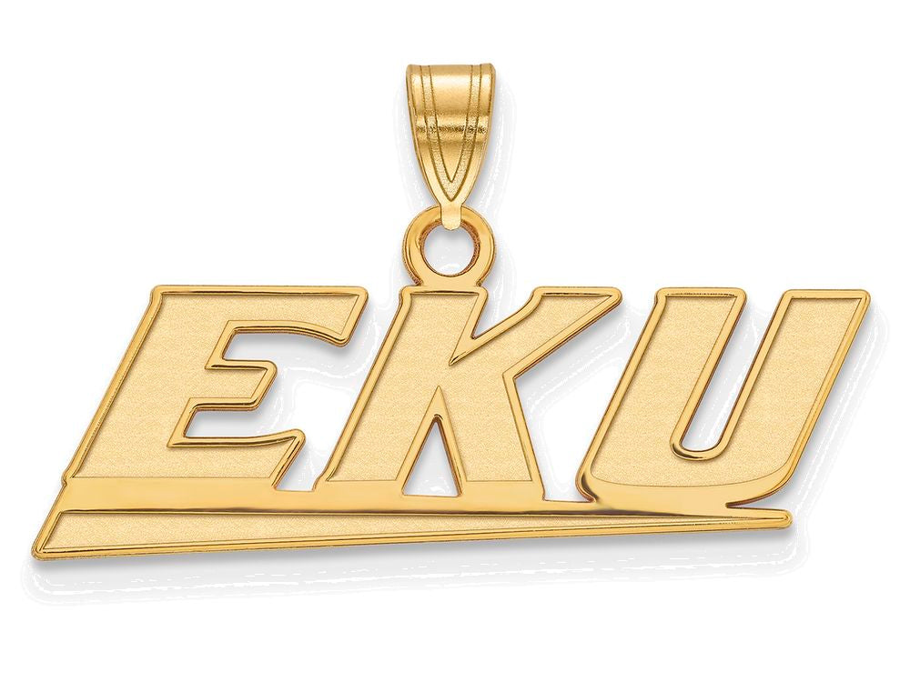 10k Yellow Gold Logoart Eastern Kentucky University Small Pendant