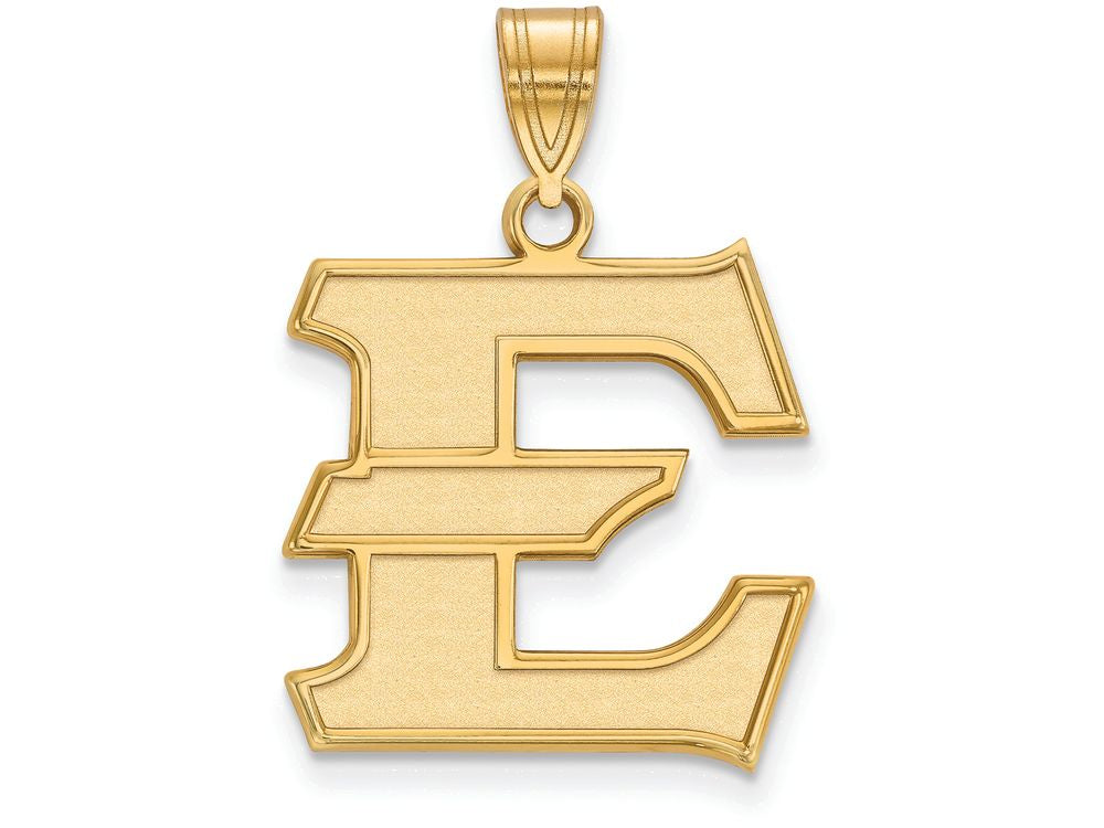 10k Yellow Gold Logoart East Tennessee State Large Pendant