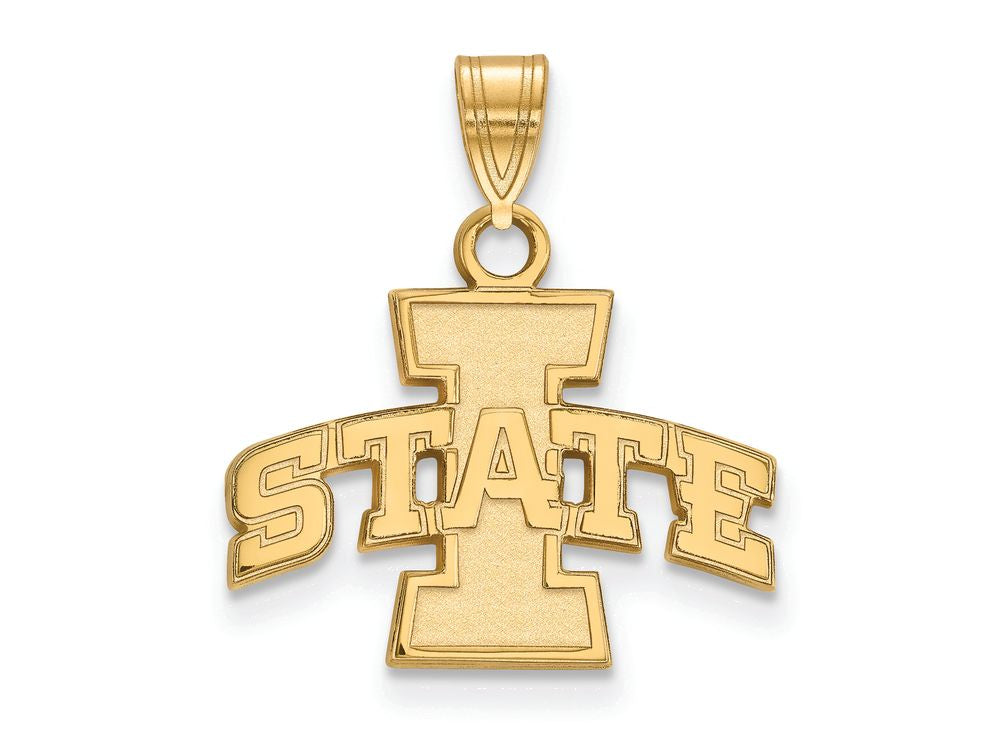 10k Yellow Gold Logoart Iowa State University Small Pendant