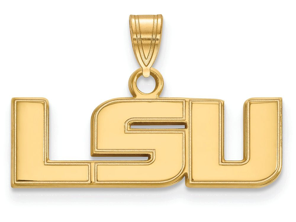 10k Yellow Gold Logoart Louisiana State University Small Pendant