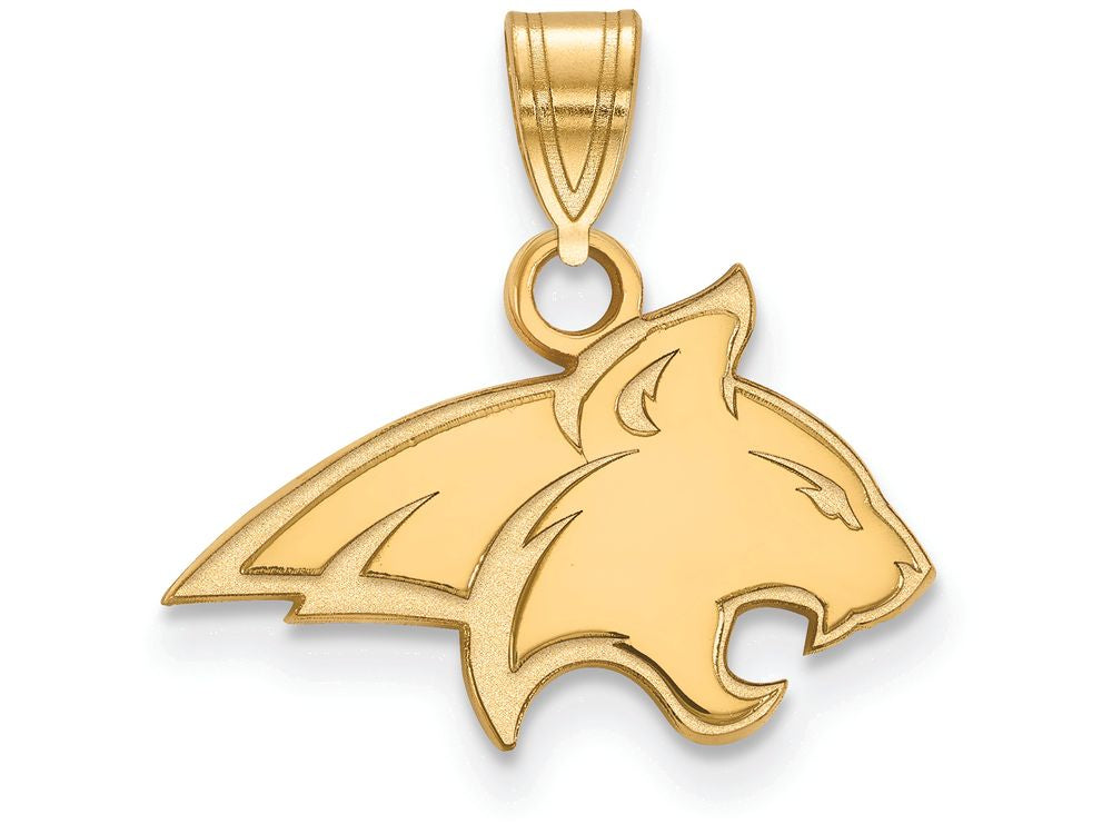 10k Yellow Gold Logoart Montana State University Small Pendant