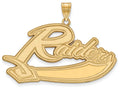 10k Yellow Gold Logoart Mt Union College Extra Large  Pendant