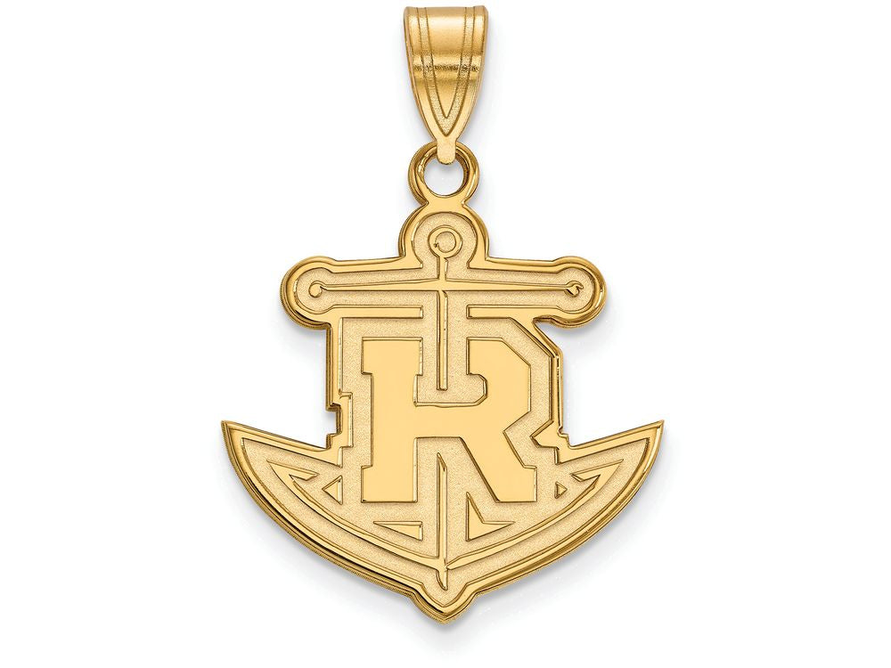 10k Yellow Gold Logoart Rollins College Large Pendant