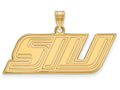 10k Yellow Gold Logoart Southern Illinois University Small Pendant