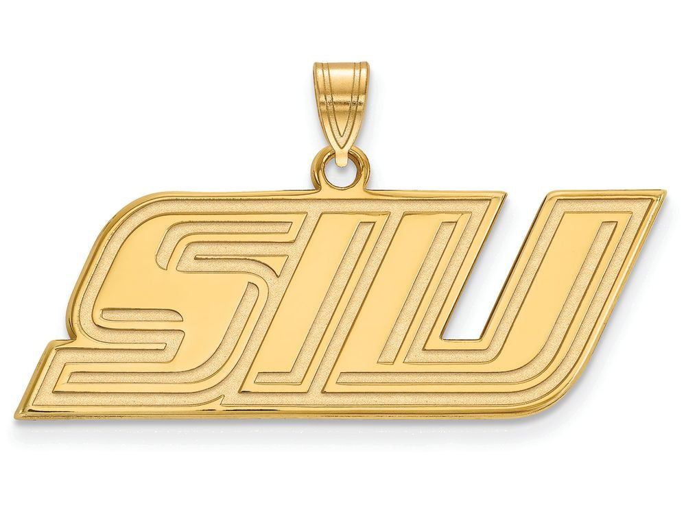10k Yellow Gold Logoart Southern Illinois University Small Pendant