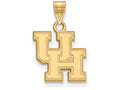 10k Yellow Gold Logoart University Of Houston Small Pendant