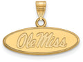 10k Yellow Gold Logoart University Of Mississippi Small Pendant