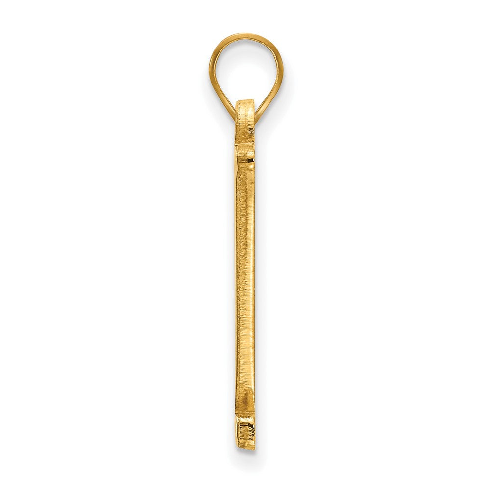 10k Yellow Gold Logoart Vanderbilt University Large Pendant