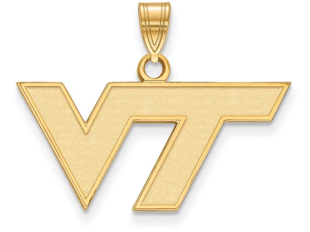 10k Yellow Gold Logoart Virginia Tech Small Pendant