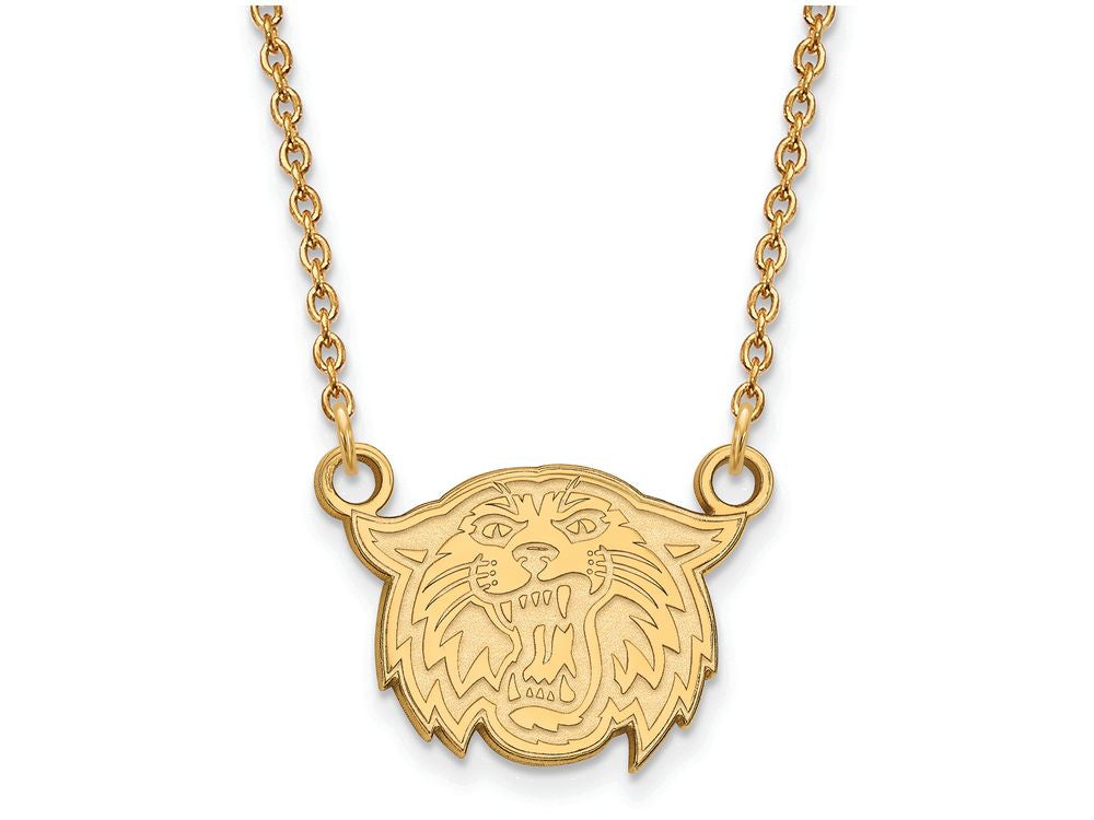 10k Yellow Gold Logoart Villanova University Small Pendant Necklace