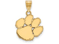 10k Yellow Gold Logoart Clemson University Medium Pendant