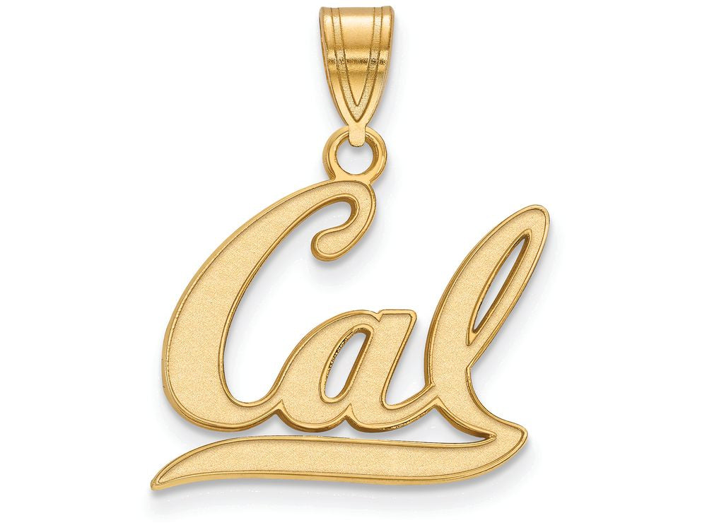 10k Yellow Gold Logoart University Of California Berkeley Medium Pendant