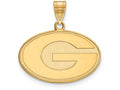 10k Yellow Gold Logoart University Of Georgia Medium Pendant