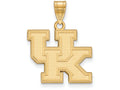 10k Yellow Gold Logoart University Of Kentucky Medium Pendant