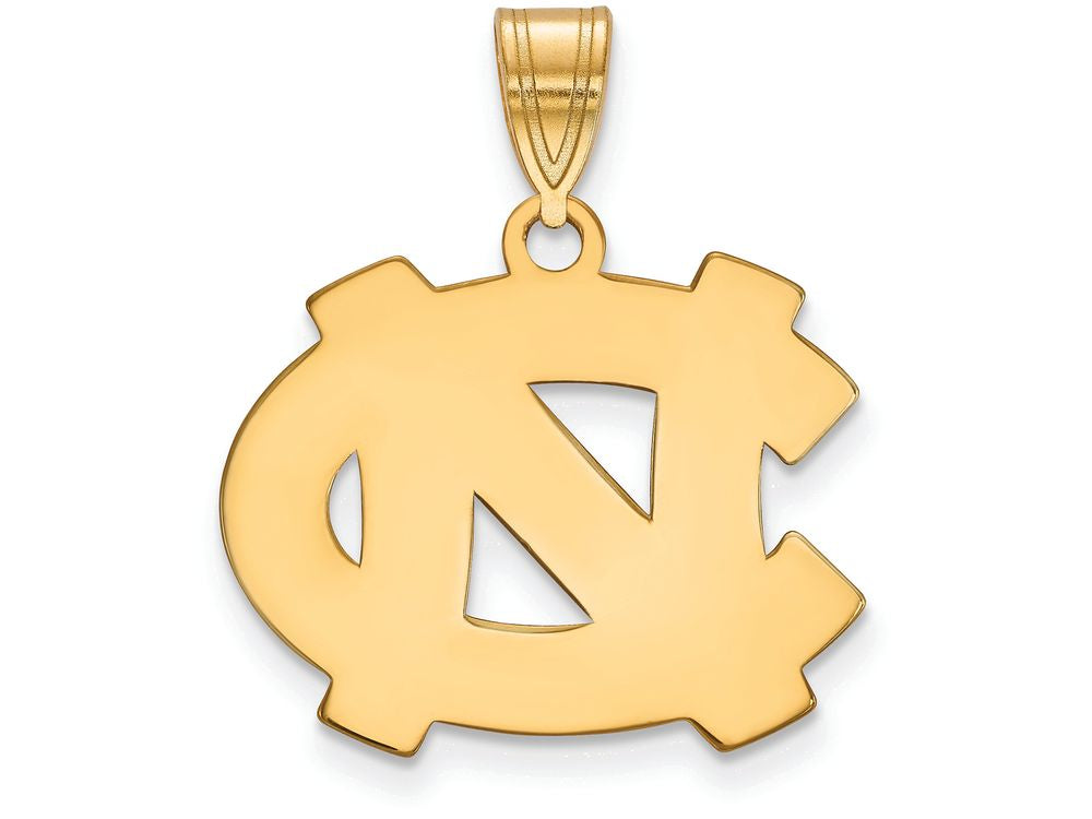 10k Yellow Gold Logoart University Of North Carolina Medium Pendant