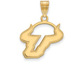 10k Yellow Gold Logoart University Of South Florida Medium Pendant