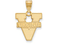 10k Yellow Gold Logoart University Of Virginia Medium Pendant