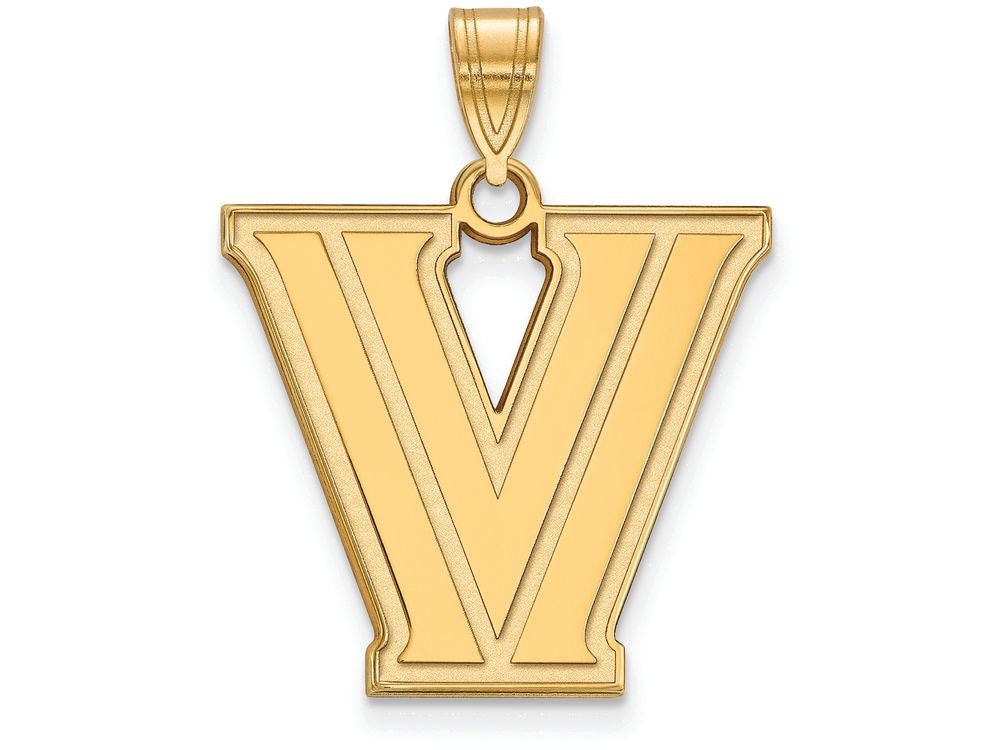 10k Yellow Gold Logoart Villanova University Large Pendant