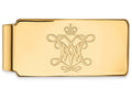 10k Yellow Gold Logoart William And Mary Money Clip