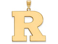 10k Yellow Gold Logoart Rutgers Extra Large  Pendant