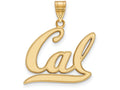 10k Yellow Gold Logoart University Of California Berkeley Large Pendant