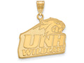 10k Yellow Gold Logoart University Of New Hampshire Large Pendant