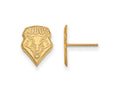 10k Yellow Gold Logoart University Of New Mexico Small Post Earrings