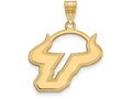 10k Yellow Gold Logoart University Of South Florida Large Pendant