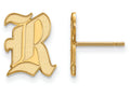 10k Yellow Gold Logoart Rice University Small Post Earrings